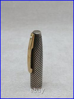 Vintage Sheaffer Imperial Sterling Silver Fountain Pen Gold 14K-585 Nib