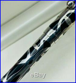 Vintage Sheaffer NOSTALGIA 925 Sterling Silver Fountain Pen 18K Med Nib NEW