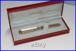 Vintage Sheaffer Sterling Silver Classic Fountain Pen14k 585 Gold Nib Mint! Preo