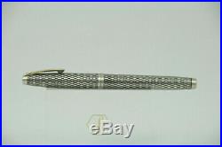 Vintage Sheaffer Triumph Imperial Sterling Silver Fountain Pen, GT, Box, MINT