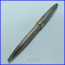 Vintage Sterling Silver 925 Montblanc Meisterstuck Ballpoint Pen Germany No Box
