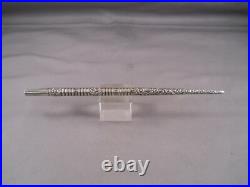 Vintage Sterling Silver Dip Pen-marked sterling with J in center of diamond
