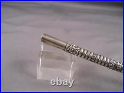 Vintage Sterling Silver Dip Pen-marked sterling with J in center of diamond