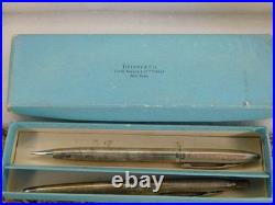 Vintage Sterling Silver Germany Tiffany & Co. Pen & Pencil Set withOriginal Box