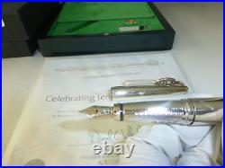 Vintage Sterling Silver Limited Edition Tennis Hall Of Fame Fountain Pen In Box