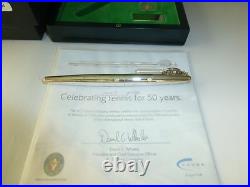 Vintage Sterling Silver Limited Edition Tennis Hall Of Fame Fountain Pen In Box