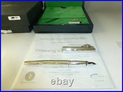 Vintage Sterling Silver Limited Edition Tennis Hall Of Fame Fountain Pen In Box