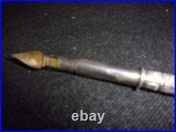 Vintage Sterling Silver Reposse Dip Pen