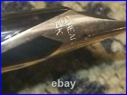 Vintage Sterling Silver Sheaffer 14k gold Imperial Fountain Pen