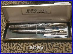 Vintage Sterling Silver Sheaffer 14k gold Imperial Fountain Pen