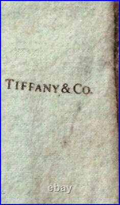 Vintage Sterling Silver Tiffany Pen, Gold Trim, T Clip, NYU Stern, Pouch