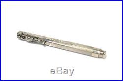 Vintage Sterling Silver Yard-O-Led Grand Barley Fountain Pen 18k Nib