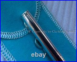 Vintage, TIFFANY & Co Sterling Silver 925 MUSIC TREBLE CLEF BALLPOINT PEN, Gift