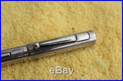 Vintage TWINPOINT Fountain Pen COMBO in Sterling Silver #3 14K nib Working