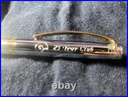 Vintage Tiffany 925 Sterling Silver/Gold Trim Ball Point Pen