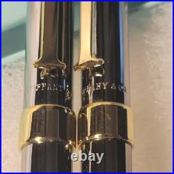 Vintage Tiffany 925 sterling & gold pen set in box rare collectible gift