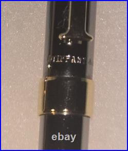 Vintage Tiffany 925 sterling & gold pen set in box rare collectible gift