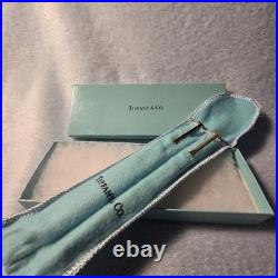 Vintage Tiffany 925 sterling & gold pen set in box rare collectible gift