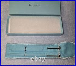 Vintage Tiffany 925 sterling & gold pen set in box rare collectible gift
