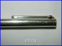 Vintage Tiffany & Co. 925 Sterling Silver T-Clip Ball Point Pen
