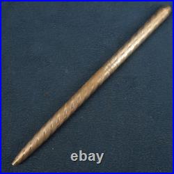 Vintage Tiffany & Co. Barber Pole Sterling Silver Ballpoint Purse Pen, Writes
