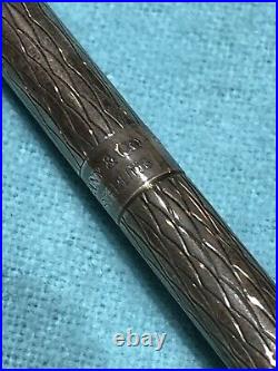 Vintage Tiffany & Co Germany Sterling 925 Retractable Ball Point Pen- No Box Top