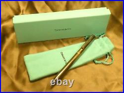 Vintage Tiffany & Co Sterling 925 1837 Pen Made in Germany with Pouch and Box