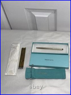 Vintage Tiffany & Co Sterling 925 Retractable Ball Point Purse Pen W. Germany