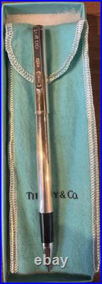 Vintage Tiffany & Co. Sterling Silver 1837 Ballpoint Pen