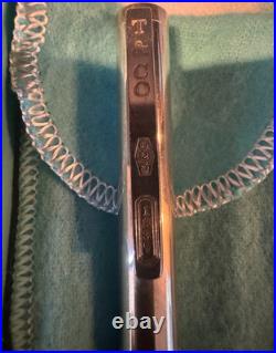Vintage Tiffany & Co. Sterling Silver 1837 Ballpoint Pen