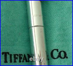 Vintage Tiffany & Co Sterling Silver 925 T Clip Pen In Case With Bag