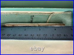 Vintage Tiffany & Co. Sterling Silver Ballpoint Purse Pen Box And Bag