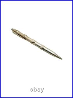 Vintage Tiffany & Co. Sterling Silver Bamboo Pen Box