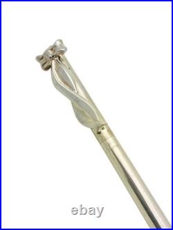 Vintage Tiffany & Co. Sterling Silver Bow Ribbon Ballpoint Pen Pouch