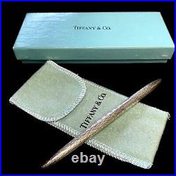 Vintage Tiffany & Co Sterling Silver Purse Pen Bag and Box 1970s