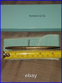 Vintage Tiffany & Co Sterling Silver Purse Pen with Box & Pouch