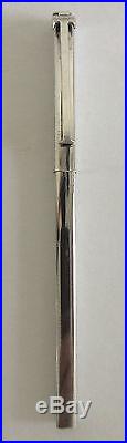 Vintage Tiffany & Co. Sterling Silver SQUARE T clip Ballpoint Pen Rare