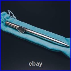 Vintage Tiffany & Co. Sterling Silver Tennis Racket Pen Original Blue Box & Po