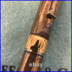 Vintage Tiffany & Co. T Clip 925 Sterling & 14K Gold Ink Pen Hallmarked (Z)