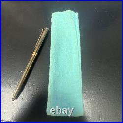 Vintage Tiffany & Co. T Clip 925 Sterling & 14K Gold Ink Pen Hallmarked (Z)