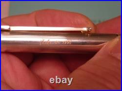 Vintage Tiffany Silver Pen 925 Sterling Silver with T clip & Rare Design With BOX