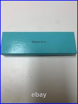 Vintage Tiffany Sterling Silver Blue Dia, Enamel Ballpoint Pen
