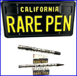 Vintage WATERMAN 452 Sterling Silver Overlay Fountain Pen Pencil 14K F FLEX nib