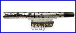 Vintage WATERMAN 452 Sterling Silver Overlay Fountain Pen Pencil 14K F FLEX nib