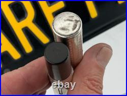 Vintage WATERMAN 456 Sterling Silver Overlay Fountain Pen 14K #6 Med FLEX nib