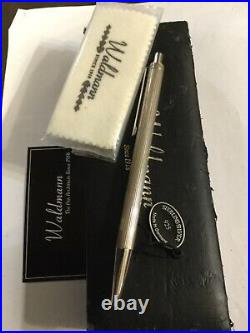 Vintage Waldmann Sterling Silver Ballpoint Pen Made In Germany