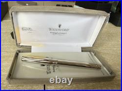 Vintage Waterford Lismore Rollerball Pen Sterling Silver W Case & Booklet Box