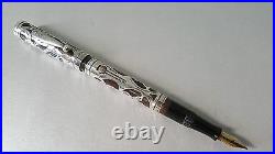 Vintage Waterman 452 Fillgree Sterling Silver Fountain Pen Excellent! (CL231)