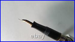 Vintage Waterman 452 Fillgree Sterling Silver Fountain Pen Excellent! (CL231)