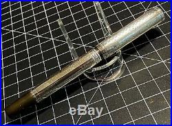 Vintage Waterman 452 Fountain Pen BHR Sterling Silver 14C EF Medium Flex nib